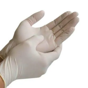 Luvas Descartáveis de Látex M (100 UNI)