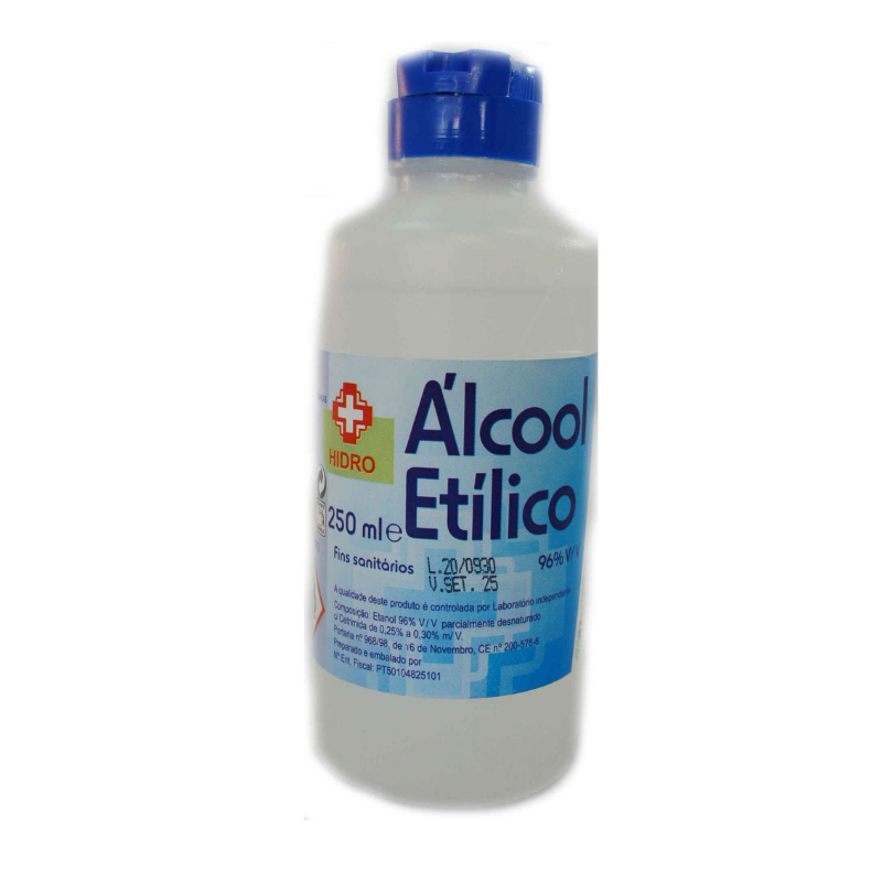 Álcool Etílico 96% (250 ml)